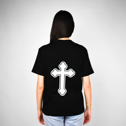 Cross Tshirt for Women (Black)