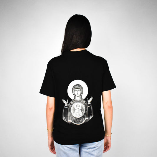 Theotokos Shirt for Women (Black)